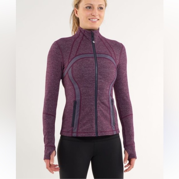 Lululemon Define On the Move Plum Purple Zip Up Jacket - Picture 1 of 13